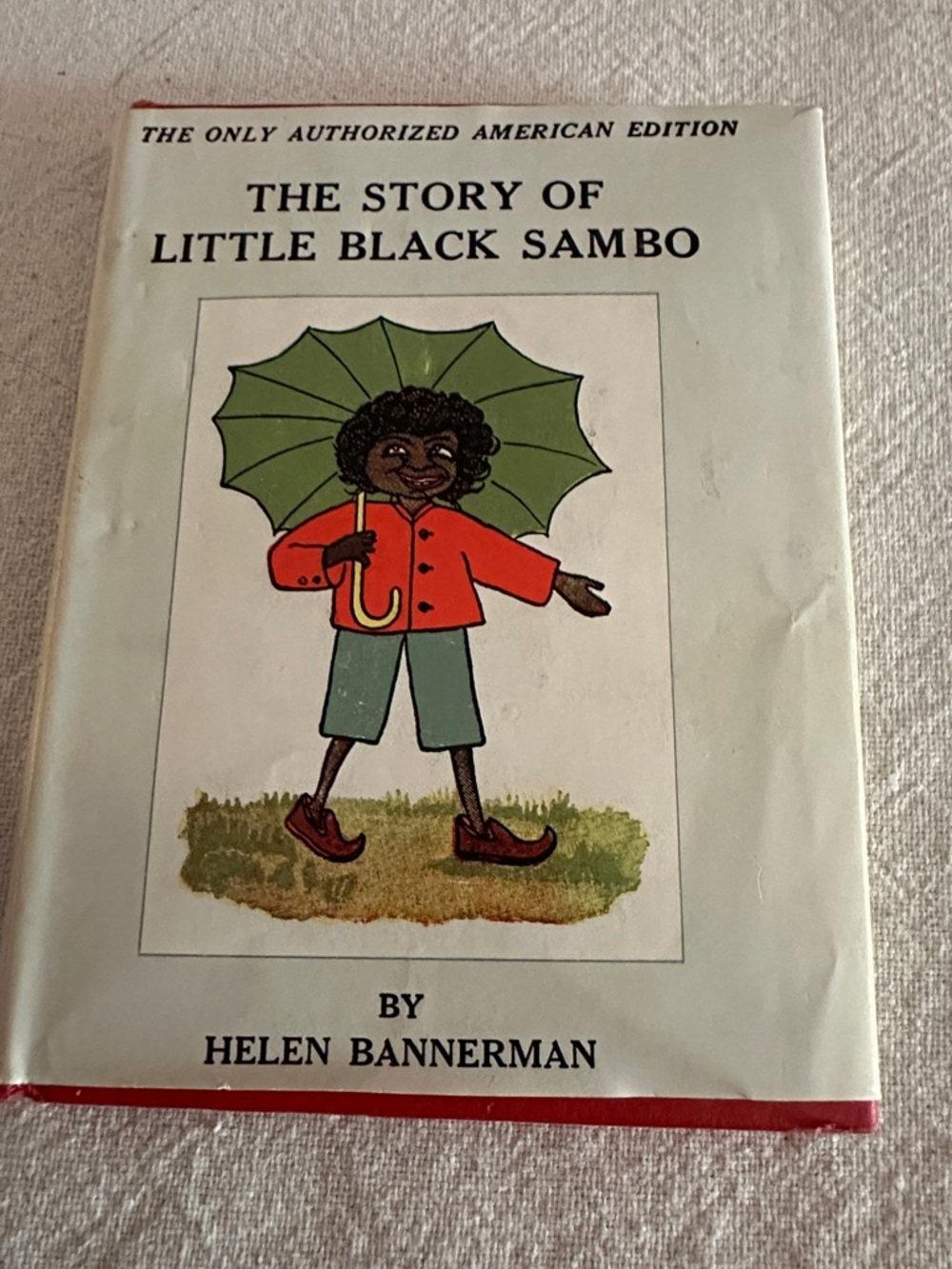 Vintage The Story Of Little Black Sambo 1923 by Helen Bannerman HC\DJ Book